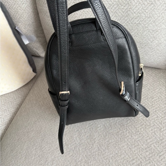 Kate Spade Black Textured Backpack - Picture 6 of 9